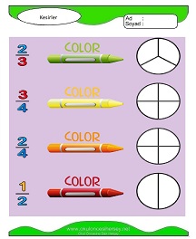 okul öncesi çocuklar için Sayı Sayma çalışma sayfaları
